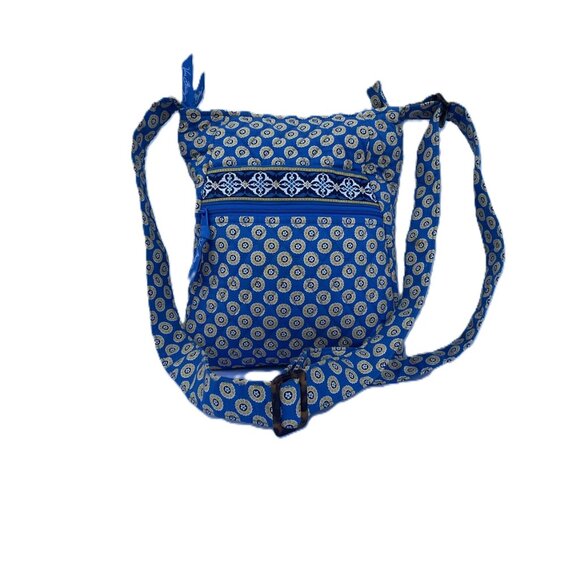 EUC Vera Bradley (Retired) Riveria Blue Hipster Crossbody Bag - Picture 4 of 5